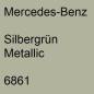 Preview: Mercedes-Benz, Silbergrün Metallic, 6861.